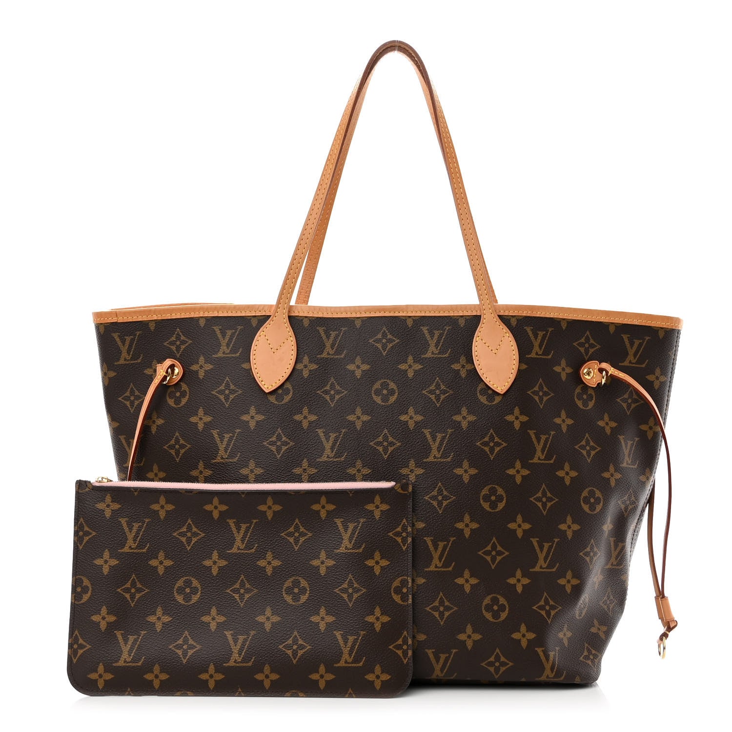 Louis Vuitton Monogram Neo Neverfull MM Rose Ballerine 1 of 12