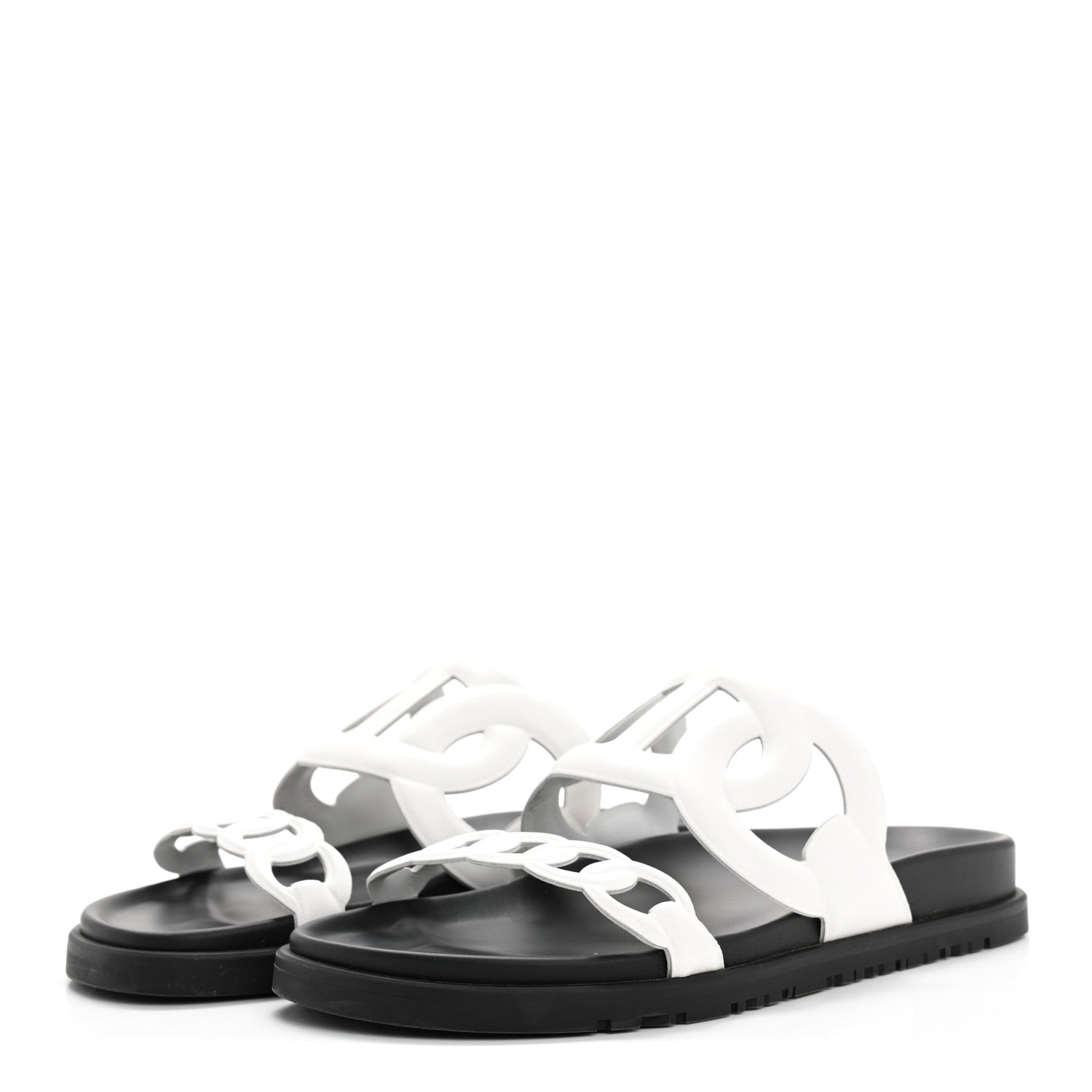 Hermes Nappa Womens Extra Sandals 35.5 White 4 of 11