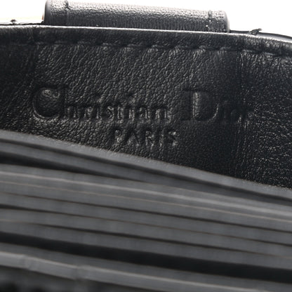 Christian Dior Patent Cannage Lady Dior 5-Gusset Card Holder Black 4 of 5