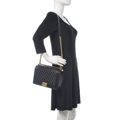 Chanel Caviar Quilted New Medium Boy Flap Black 2 of 11