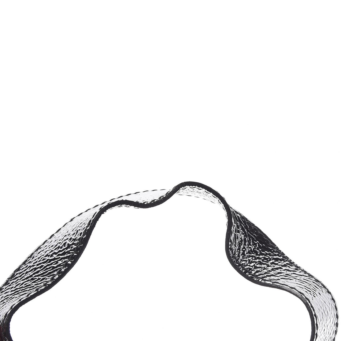 Crinkled Patent Betty Shoulder Bag Black