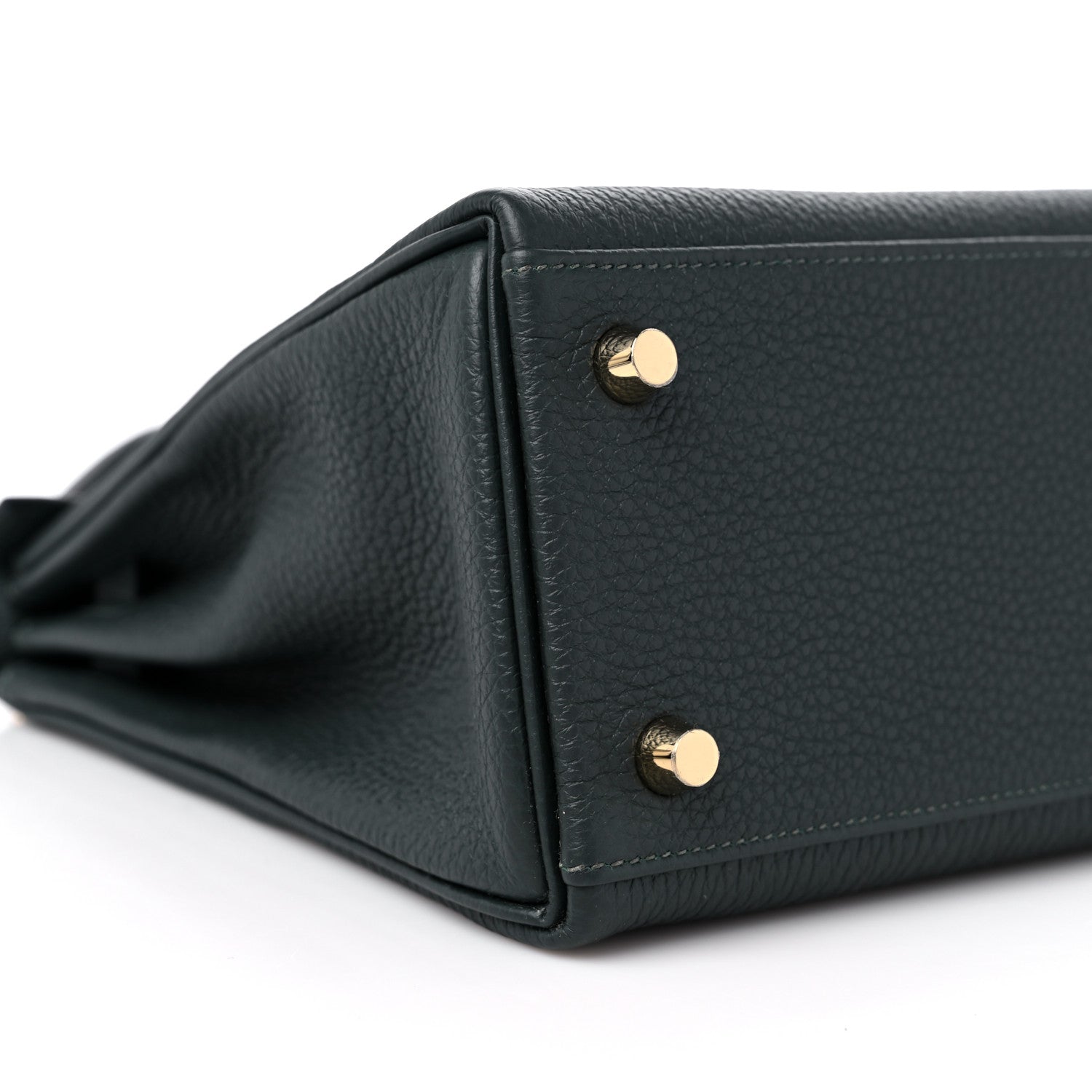 Hermes Togo Kelly Retourne 25 Vert Fonce 8 of 11