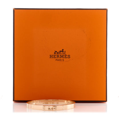 Hermes 18K Rose Gold Diamond PM Kelly Bracelet SH 4 of 4