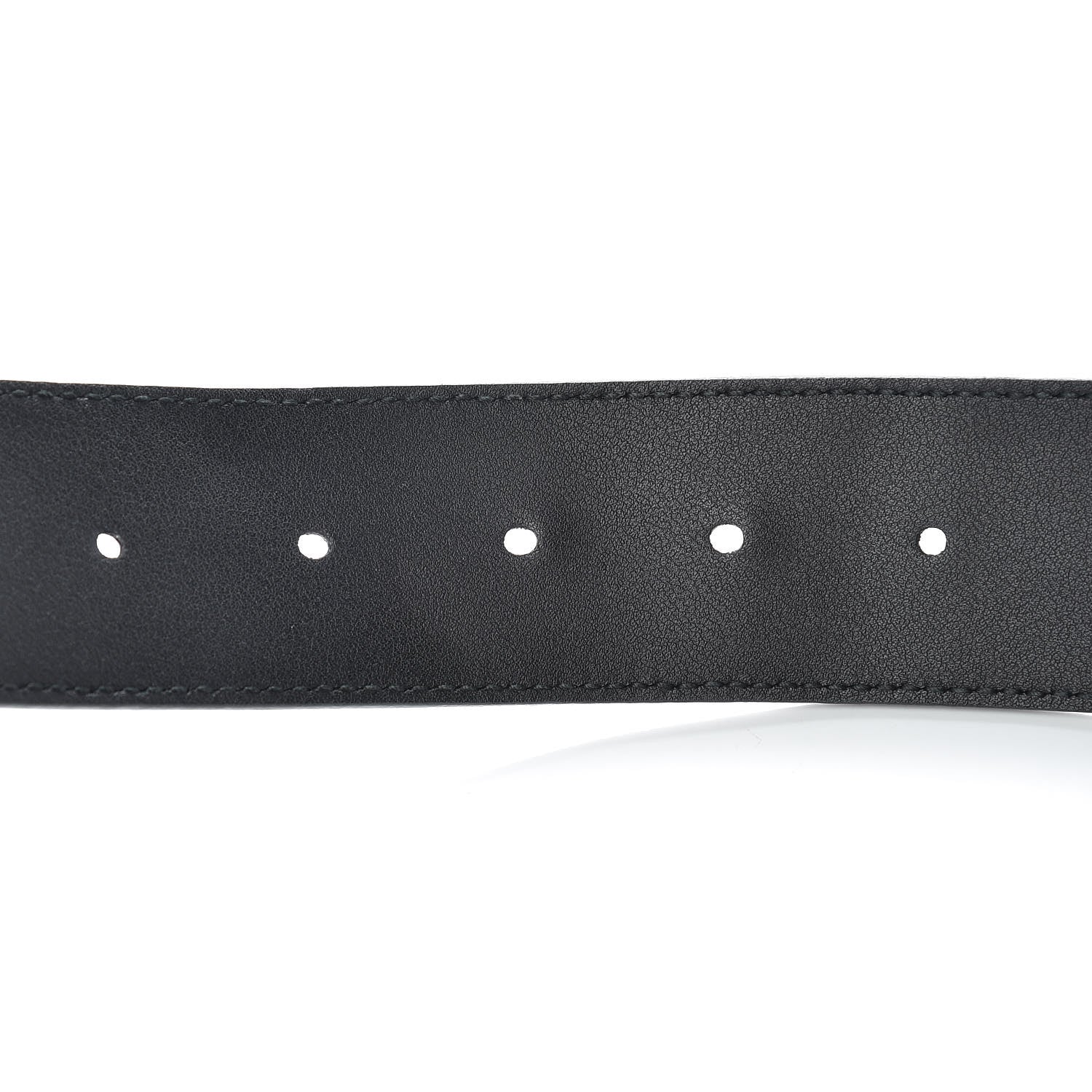 Gucci Textured Calfskin Double G 40mm Belt 95 38 Black 6 of 7