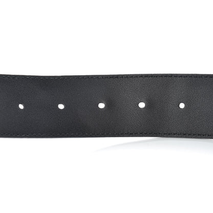 Gucci Textured Calfskin Double G 40mm Belt 95 38 Black 6 of 7