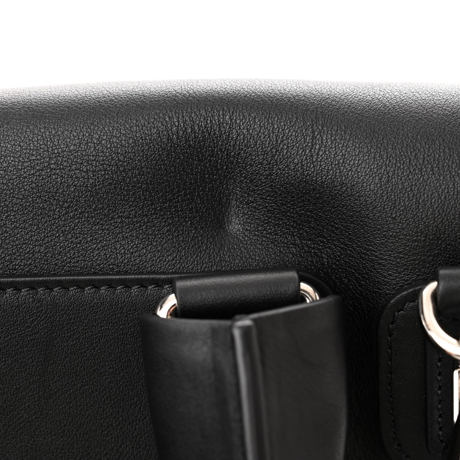 Givenchy Calfskin Small Pandora Pure Flap Bag Black White 11 of 14