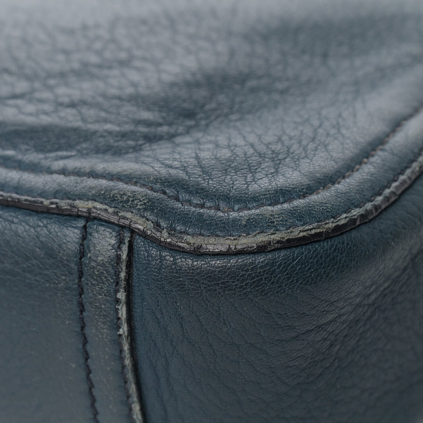 Cervo Small East-West Flap Shoulder Bag Blue