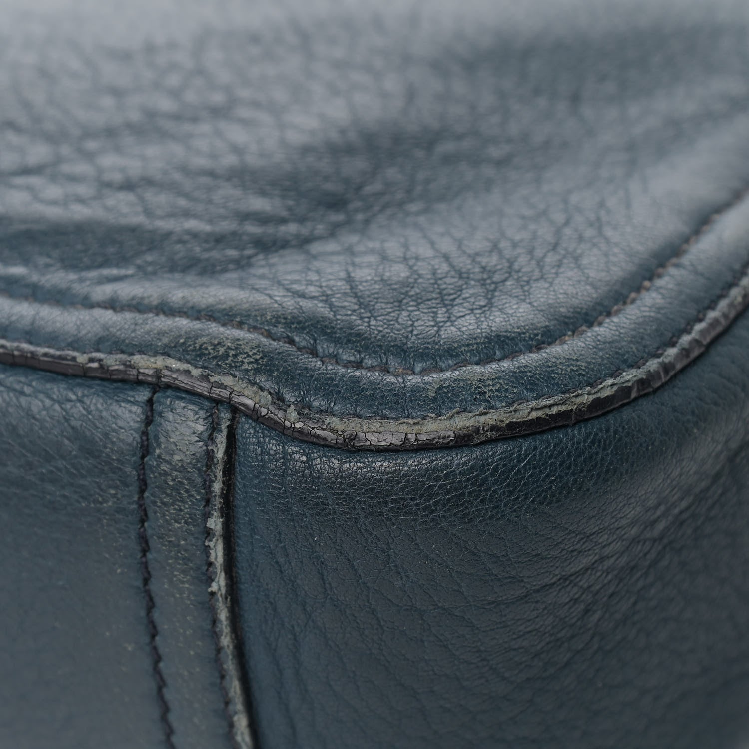 Miu Miu Cervo Small East-West Flap Shoulder Bag Blue 7 of 18