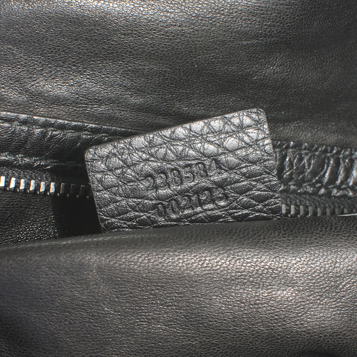 Gucci Leather Icon Bit Medium Shoulder Bag Black 7 of 7