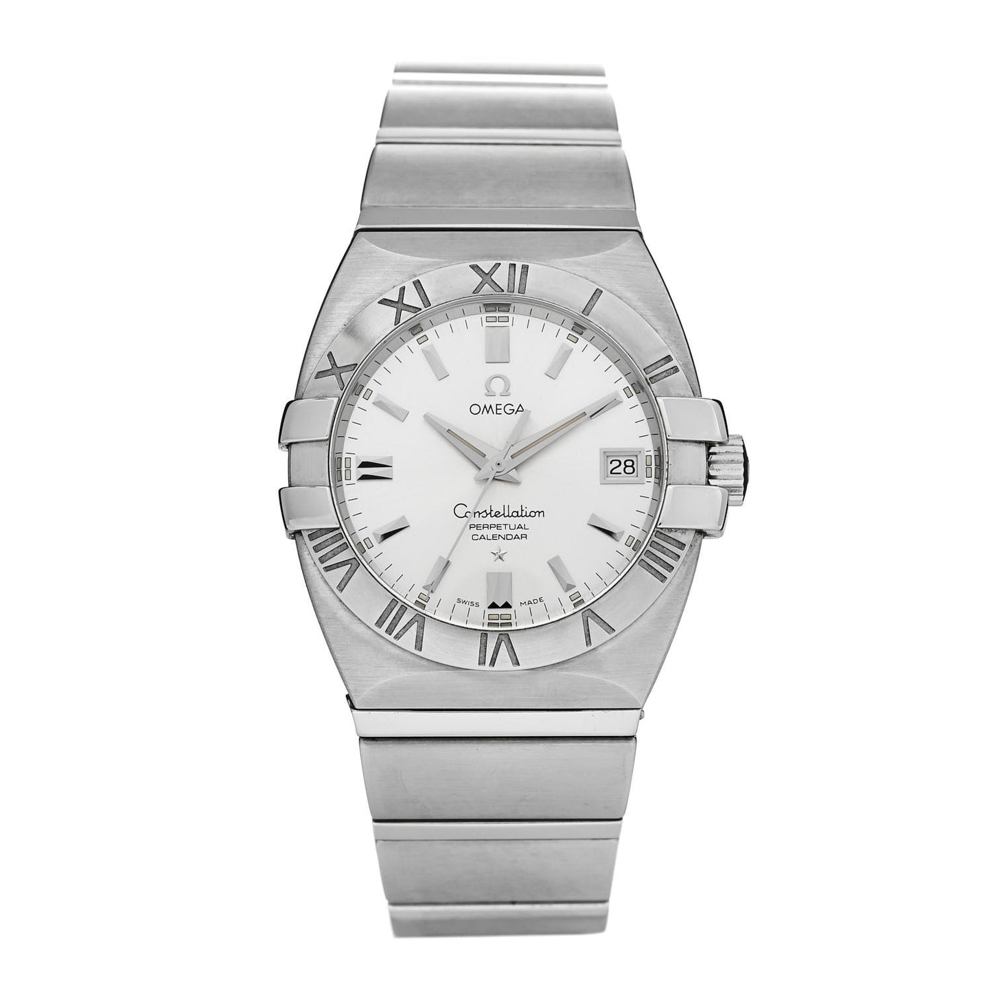 Stainless Steel 35mm Constellation Double Eagle Perpetual Calendar Quart Watch 1511.30.00