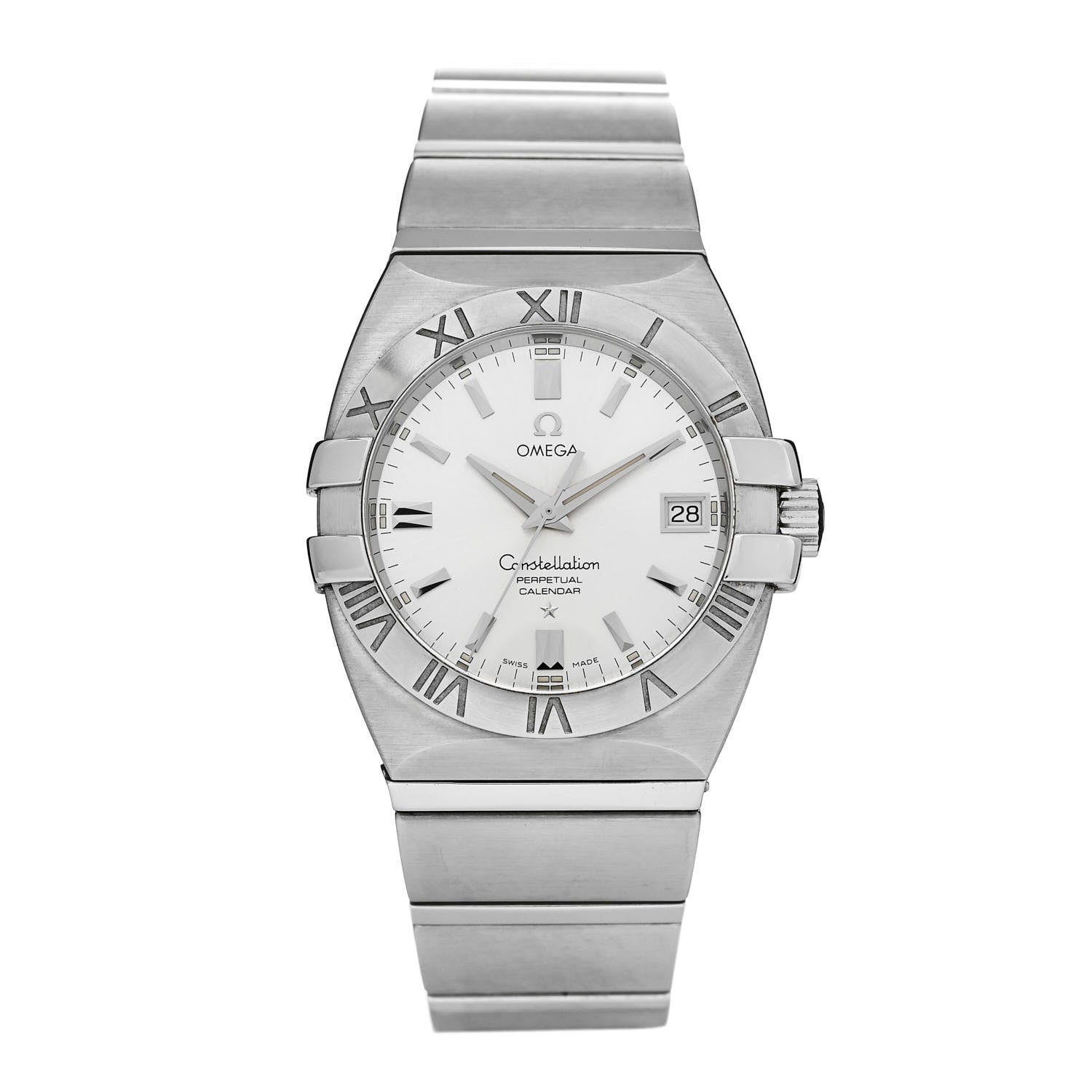 Omega Stainless Steel 35mm Constellation Double Eagle Perpetual Calendar Quart Watch 1511.30.00 1 of 4