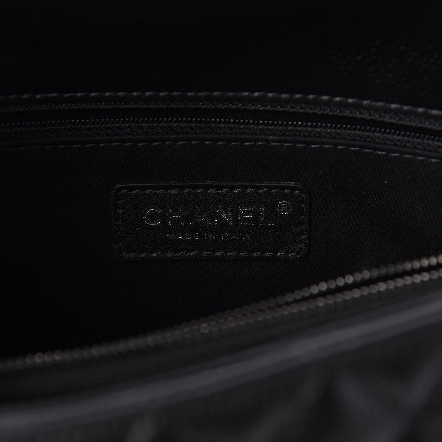 Chanel Caviar Quilted Small Coco Handle Flap So Black 7 of 11