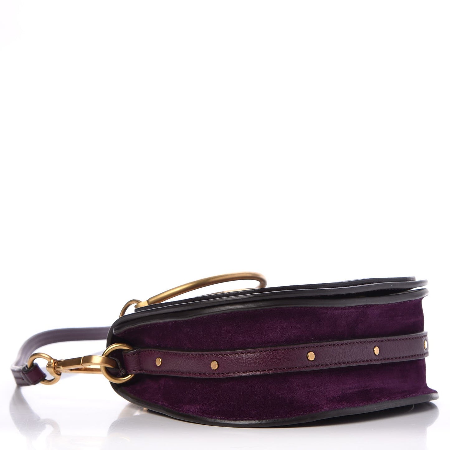 Calfskin Small Nile Bracelet Bag Intense Violine