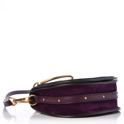 Chloe Calfskin Small Nile Bracelet Bag Intense Violine 4 of 8