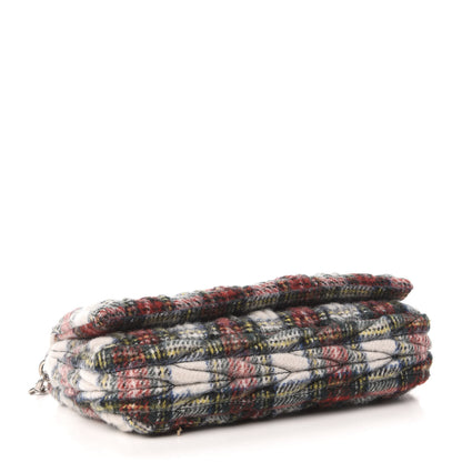 Miu Miu Tartan Matelasse Small Flap Naturale 4 of 9