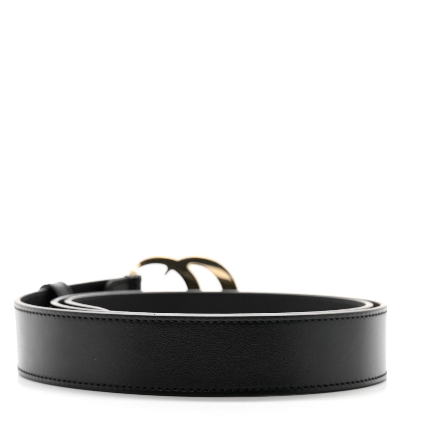 Plutone Calfskin Double G 30mm Belt 90 36 Black