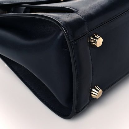 Salvatore Ferragamo Calfskin Sofia Rainbow Top Handle Bag Blue 5 of 9