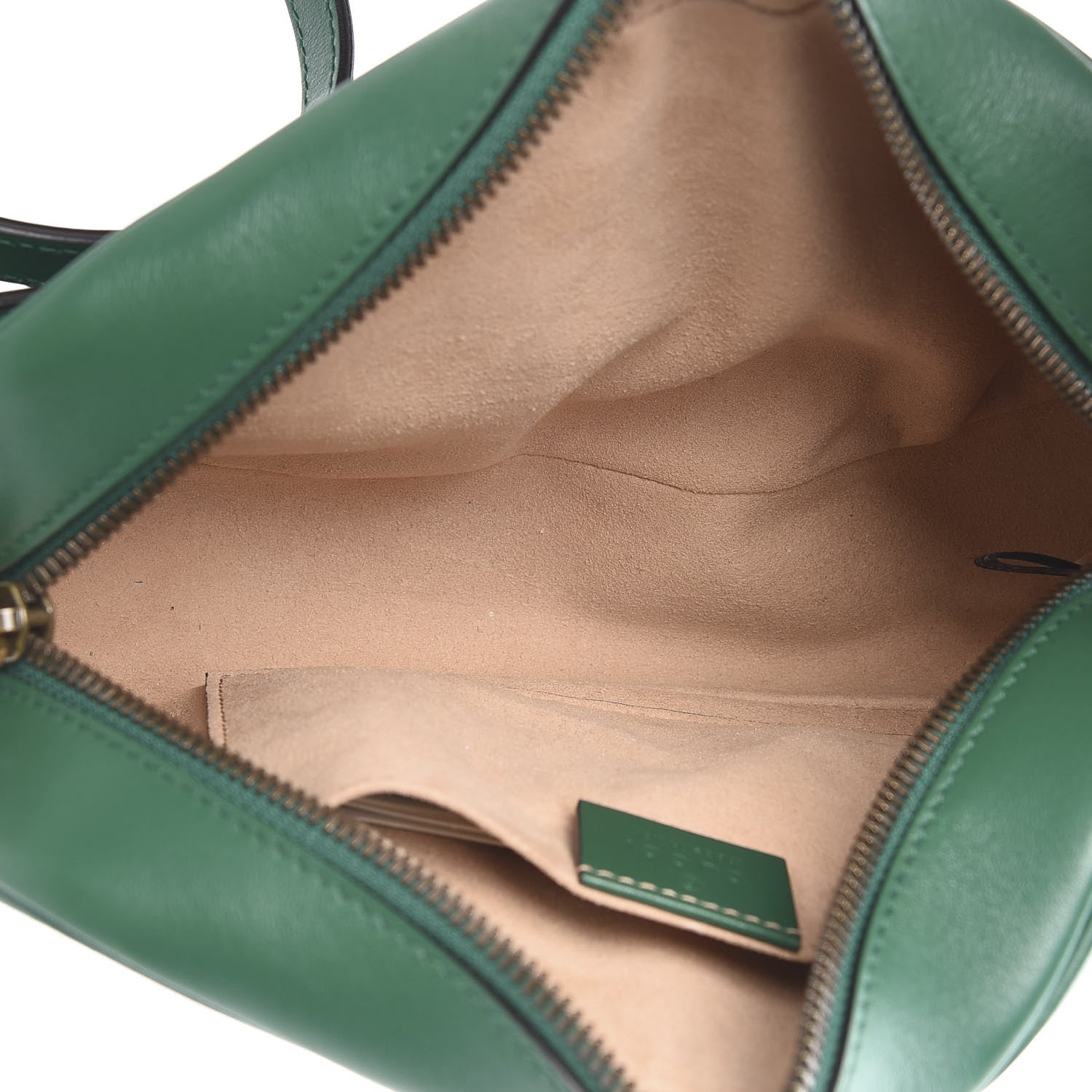 Gucci Calfskin Matelasse Small GG Marmont Chain Shoulder Bag Emerald Green 5 of 10