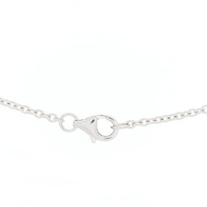 Cartier 18K White Gold Interlocking LOVE Necklace 4 of 7