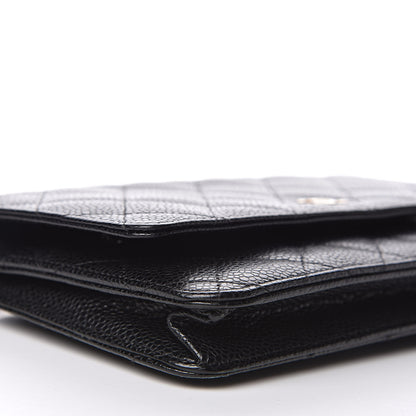 Chanel Caviar Quilted Wallet On Chain WOC Black 9 of 11