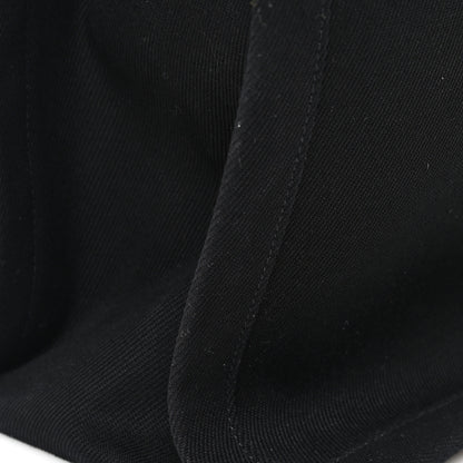 Saint Laurent Linen Calfskin Rive Gauche Tote Black 12 of 13