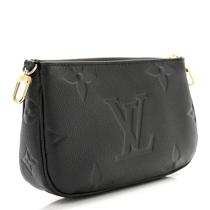 Louis Vuitton Empreinte Monogram Giant Multi Pochette Accessories Small Pochette Black 3 of 6