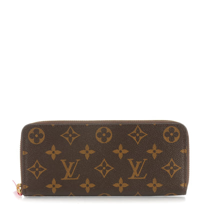 Louis Vuitton Monogram Clemence Wallet Hot Pink 1 of 7