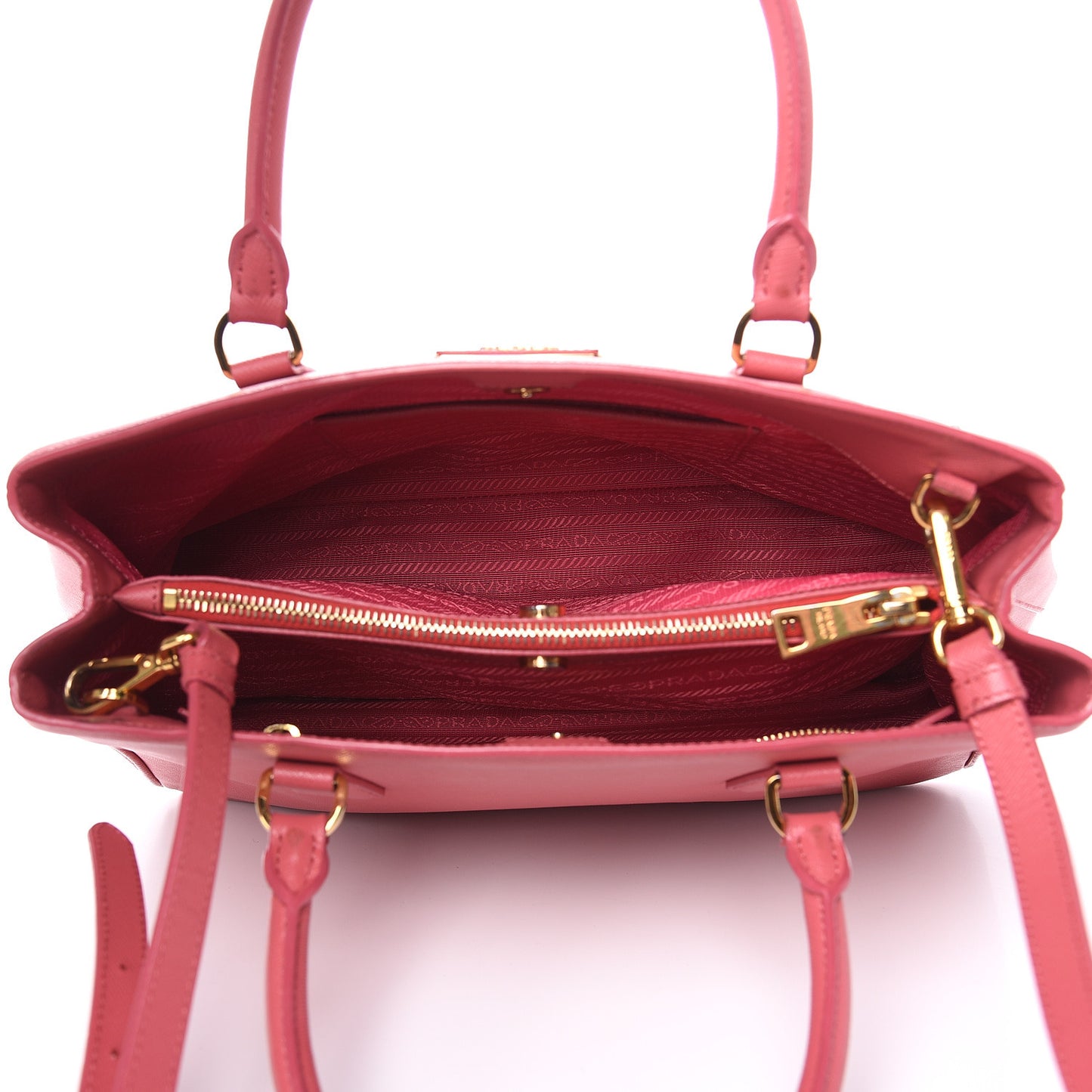 Saffiano Medium Galleria Double Zip Tote Tamaris