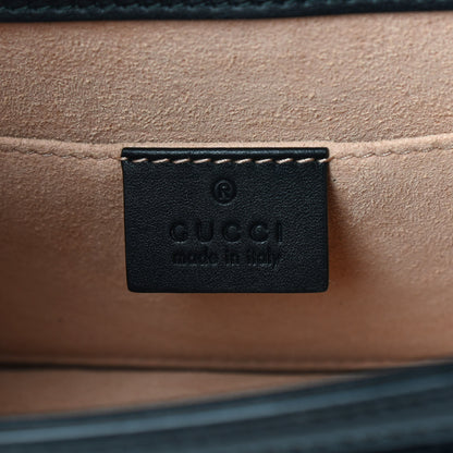 Gucci Velvet GG Monogram Mini Sylvie Top Handle Bag Black 5 of 8