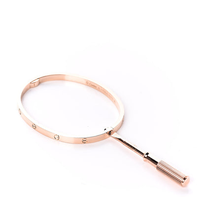 Cartier 18K Pink Gold Small LOVE Bracelet 16 4 of 7