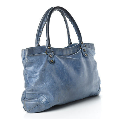 Balenciaga Chevre Classic Hardware Purse Bleu 3 of 24