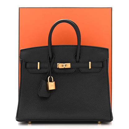 Hermes Togo Birkin 25 Black 11 of 11