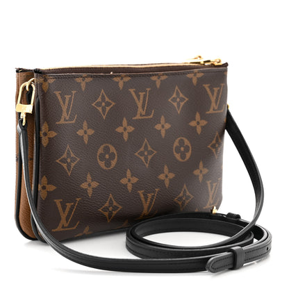 Louis Vuitton Reverse Monogram Giant Double Zip Pochette 3 of 13