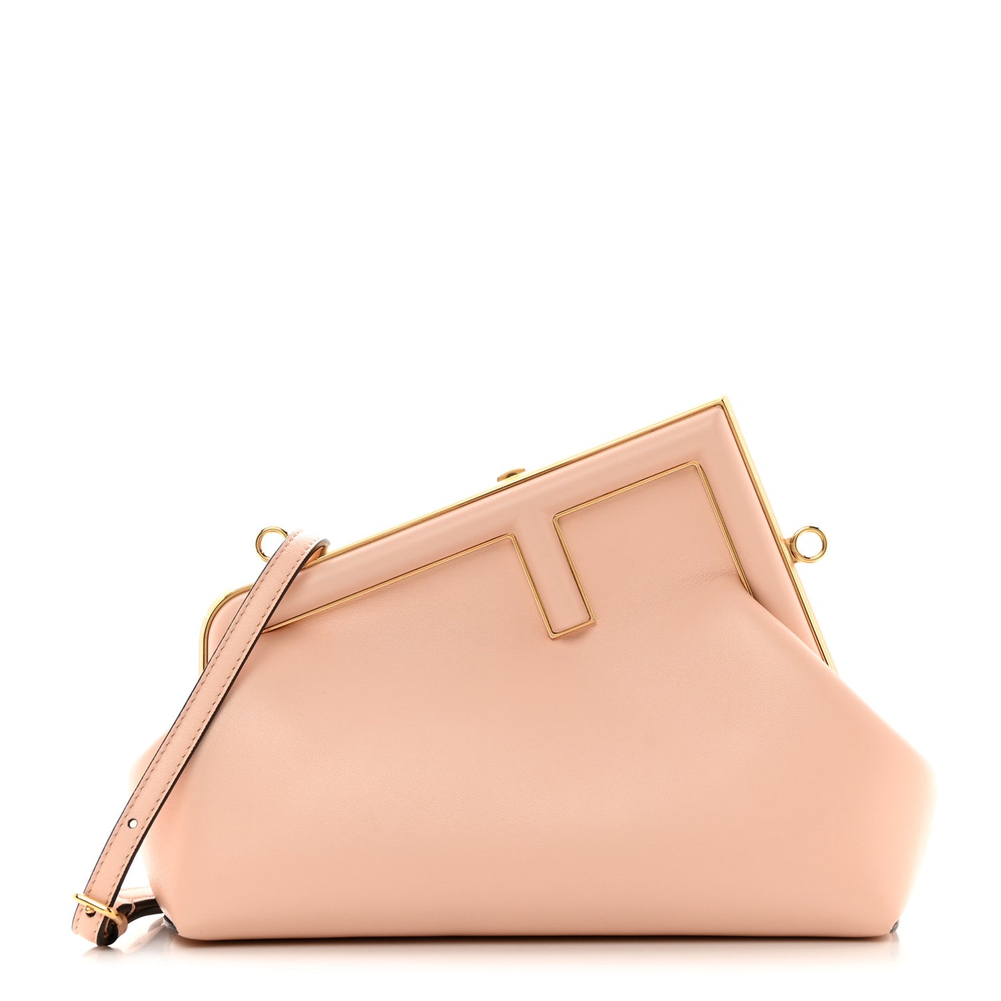 Shiny Nappa Small Fendi First Poudre