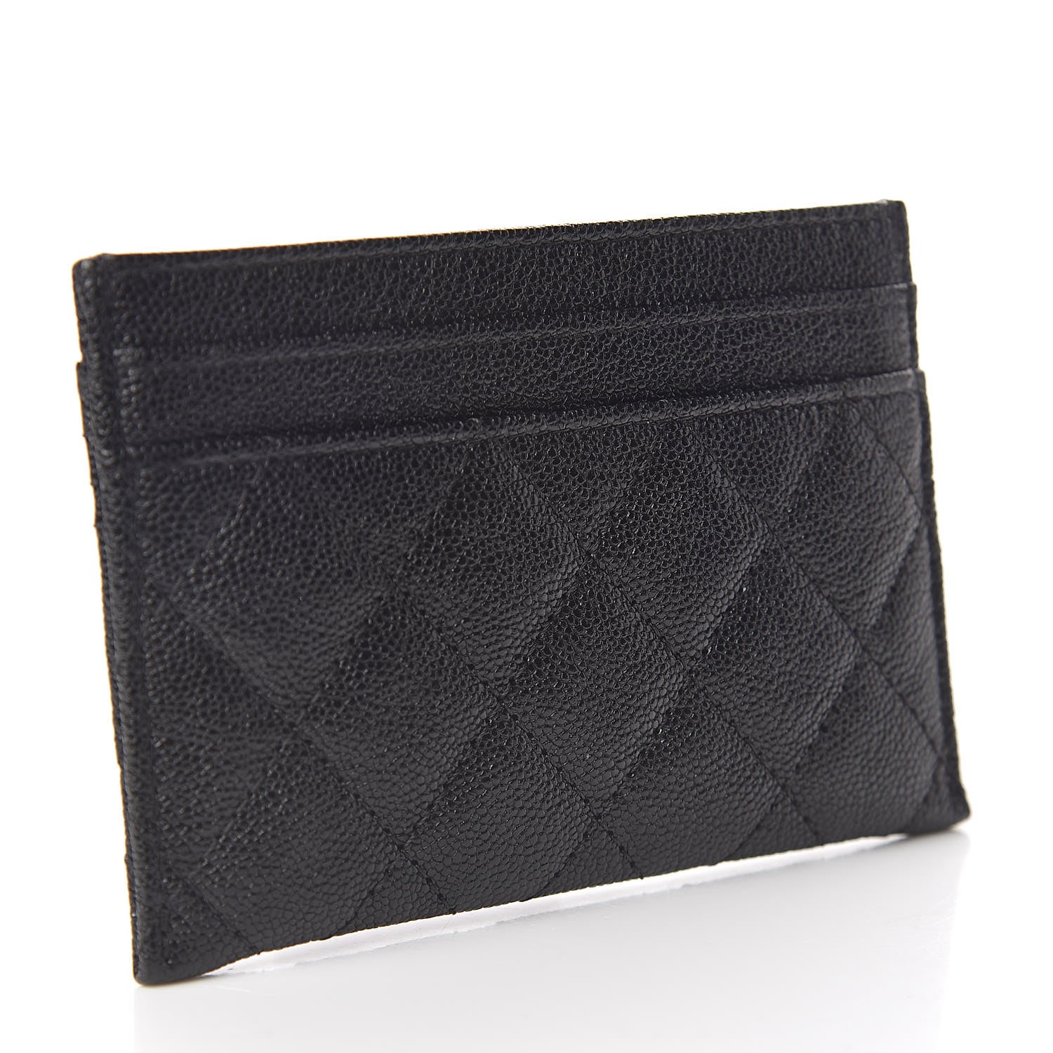 Chanel Caviar Quilted Boy Card Holder Black 3 of 9