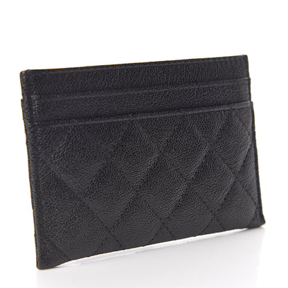 Chanel Caviar Quilted Boy Card Holder Black 3 of 9