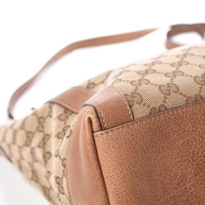 Gucci Monogram Old Libeccio Medium Miss GG Top Handle Bag Beige Ebony Light Brown 11 of 12