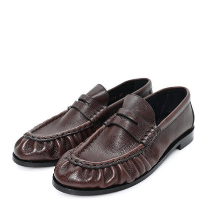 Saint Laurent Radiance Calfskin Le Loafer 15 Moccasin 37 Paris Brown 4 of 10