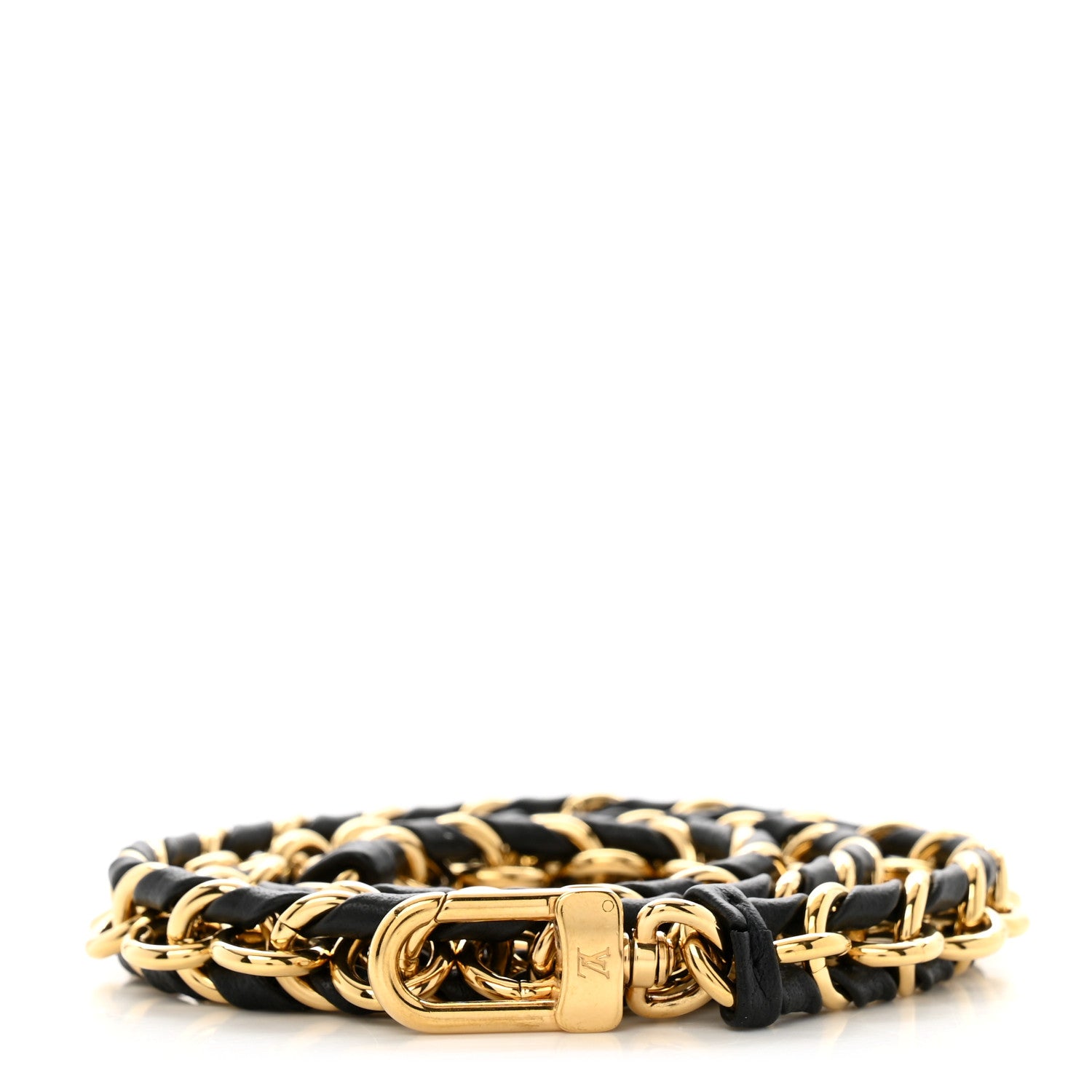 Louis Vuitton Calfskin Multi Pochette Chain Shoulder Strap Black Gold 1 of 3