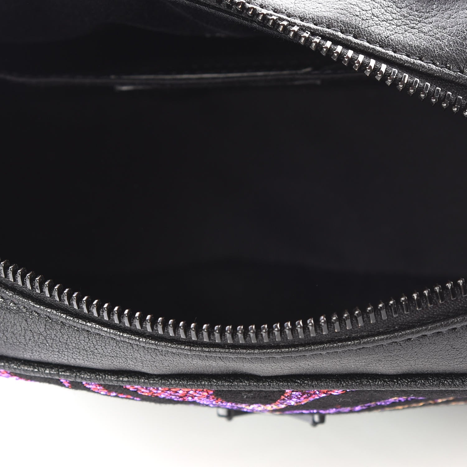 Saint Laurent Canvas Calfskin Metallic Tiger Print Monogram Lou Camera Bag Multicolor 4 of 8