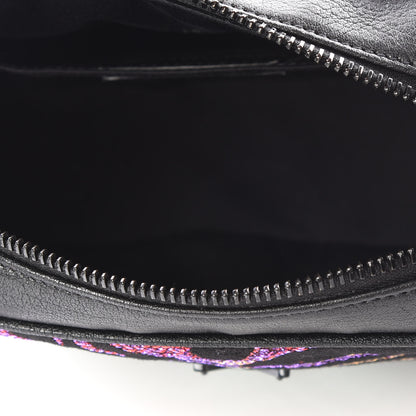 Saint Laurent Canvas Calfskin Metallic Tiger Print Monogram Lou Camera Bag Multicolor 4 of 8