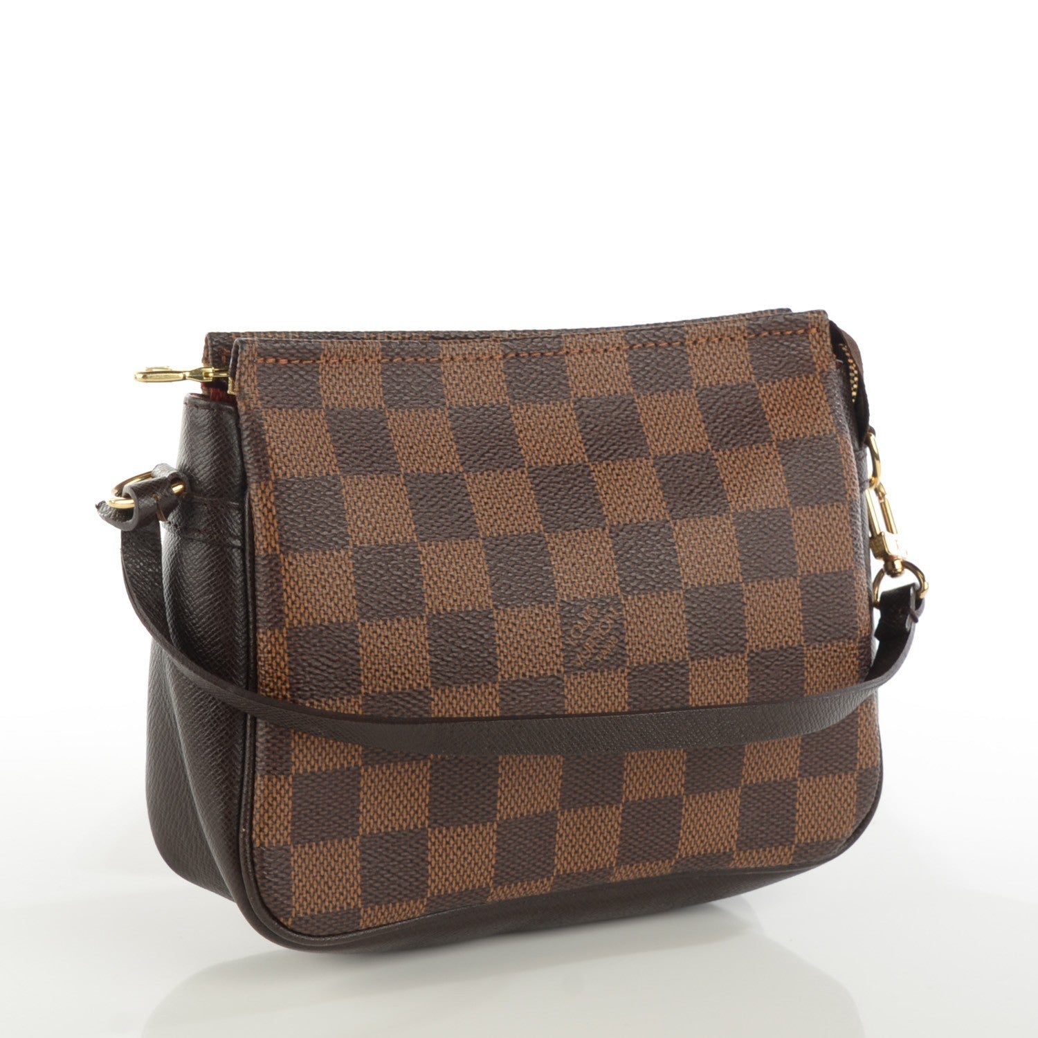 Louis Vuitton Damier Ebene Trousse Make Up Bag Pochette 3 of 7