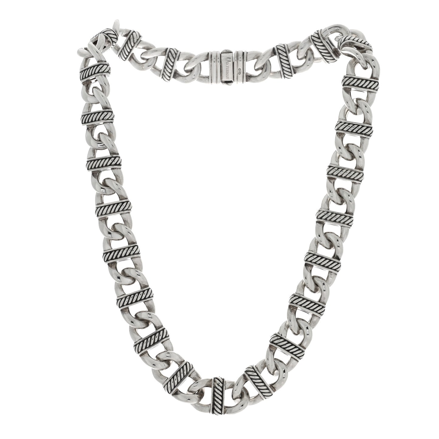 Sterling Silver Madison Link Chain Necklace
