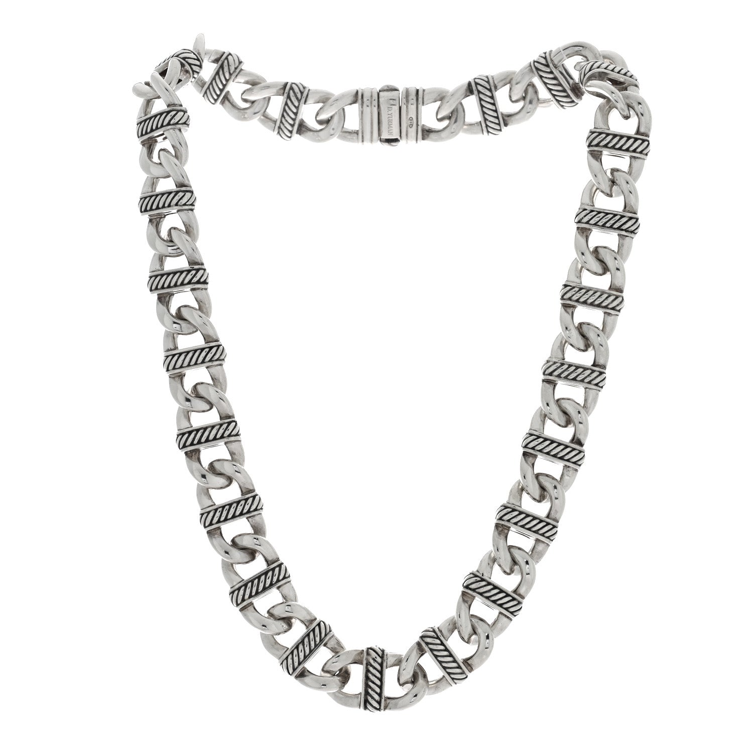 David Yurman Sterling Silver Madison Link Chain Necklace 2 of 4