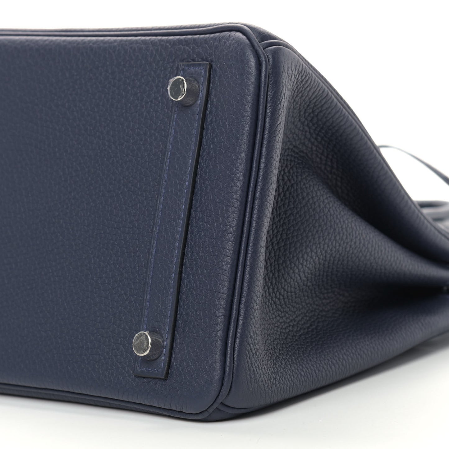Togo Shiny Niloticus Crocodile Birkin Touch 30 Bleu Nuit