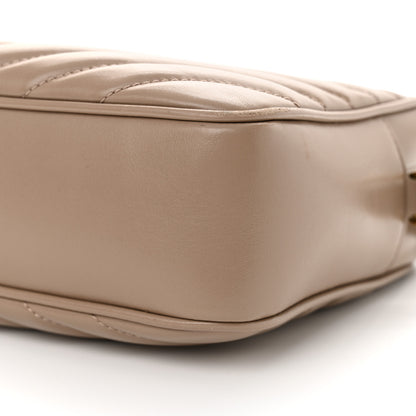 Saint Laurent Calfskin Matelasse Monogram Lou Camera Bag Taupe 10 of 13