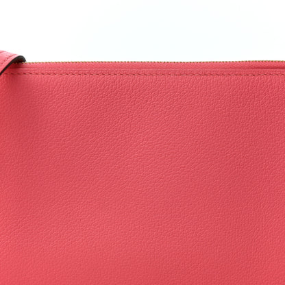 Hermes Evercolor Chaine d'Ancre Zipengo Pochette To Go Rose Azalee 8 of 10