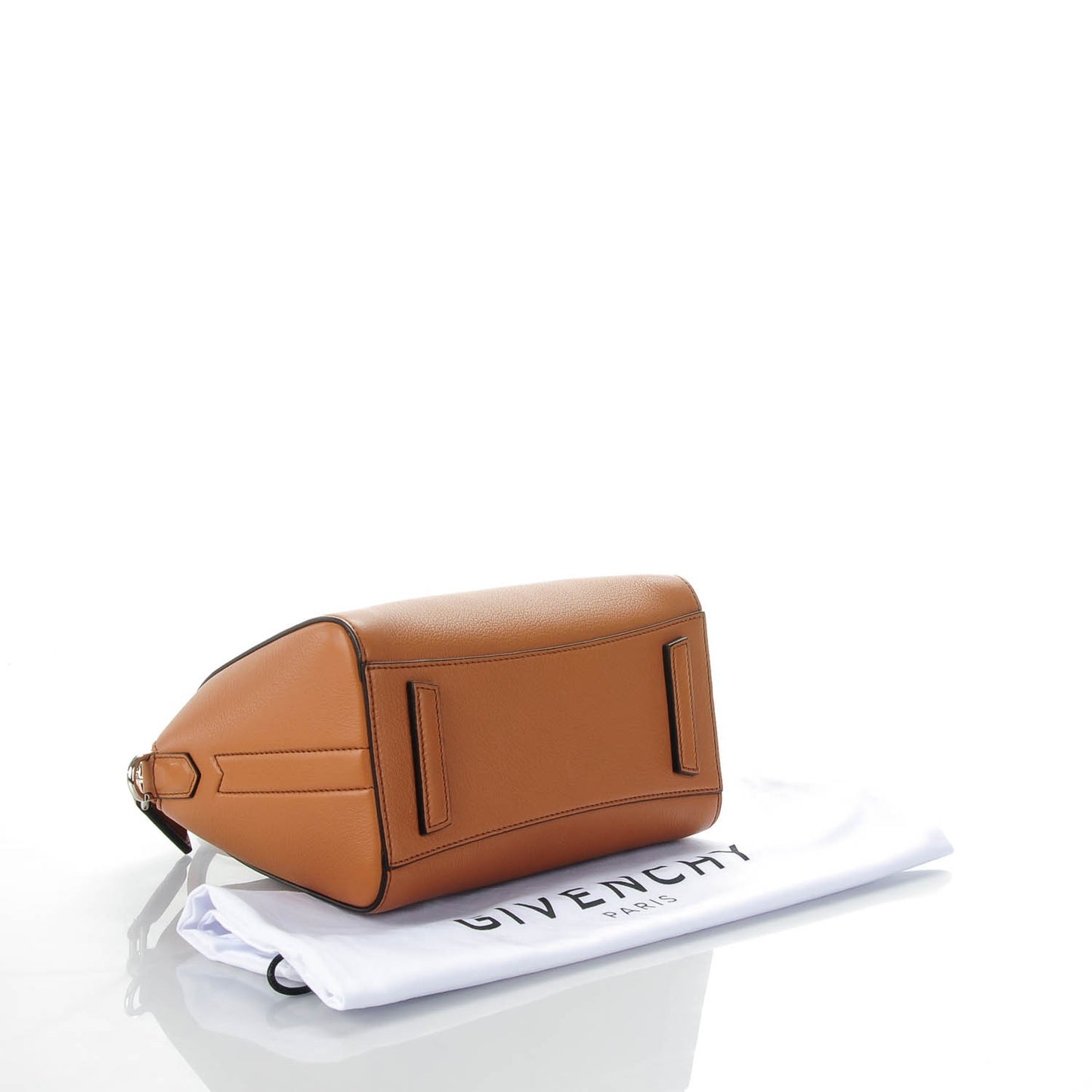 Sugar Goatskin Mini Antigona Caramel Brown