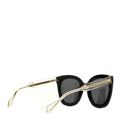 Gucci Acetate Crystal Sunglasses GG0564S Black Grey 3 of 7