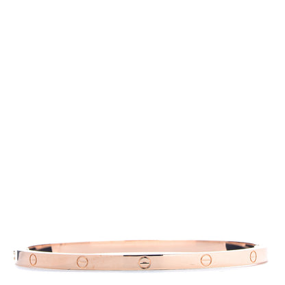 Cartier 18K Pink Gold Small LOVE Bracelet 17 3 of 5